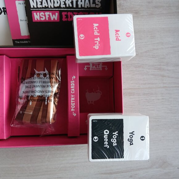 New Exploding Kittens Poetry for Neanderthals NSFW Edition Party Game 17+ Gift - Picture 5 of 13